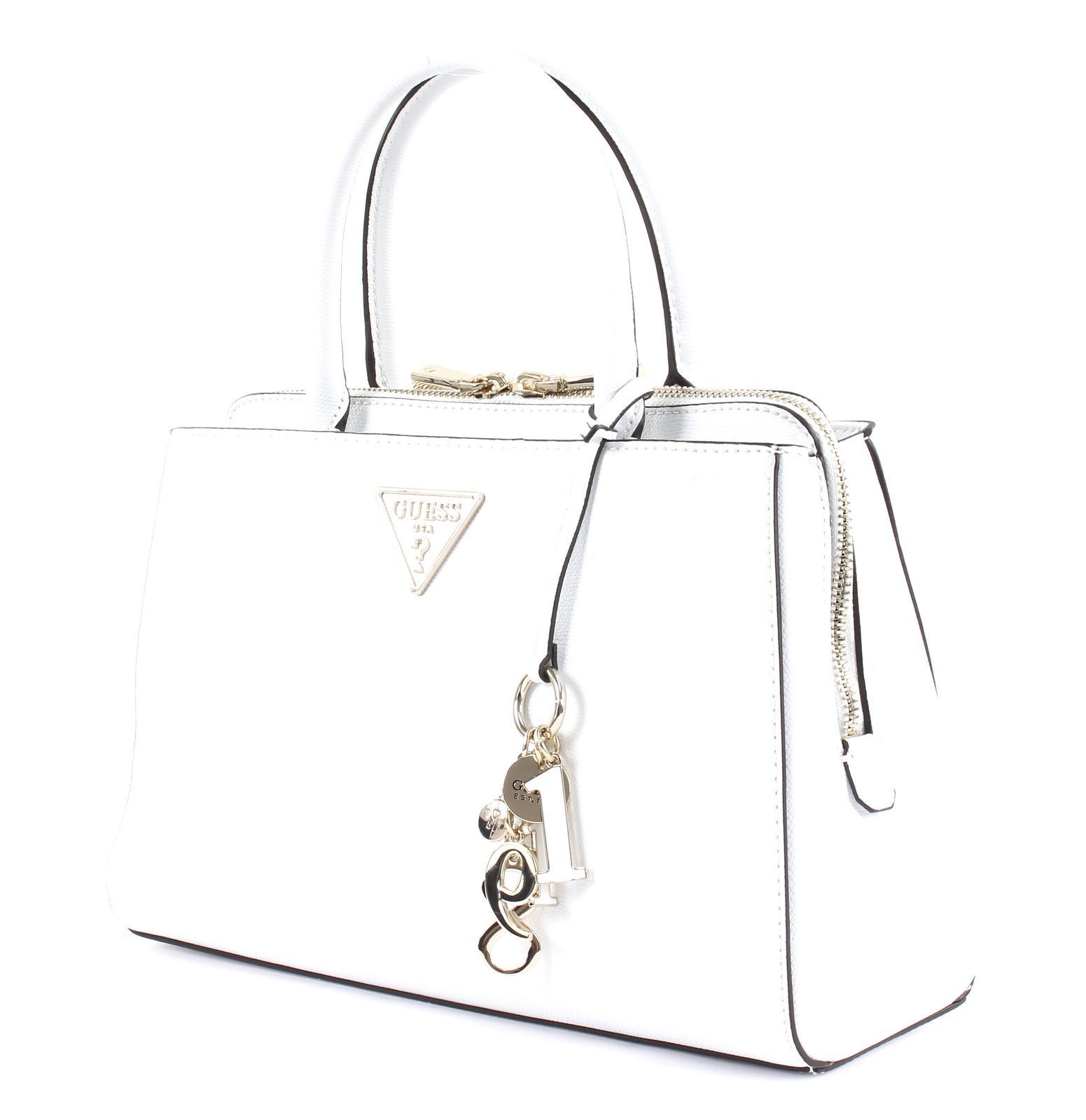 bolso blanco de guess